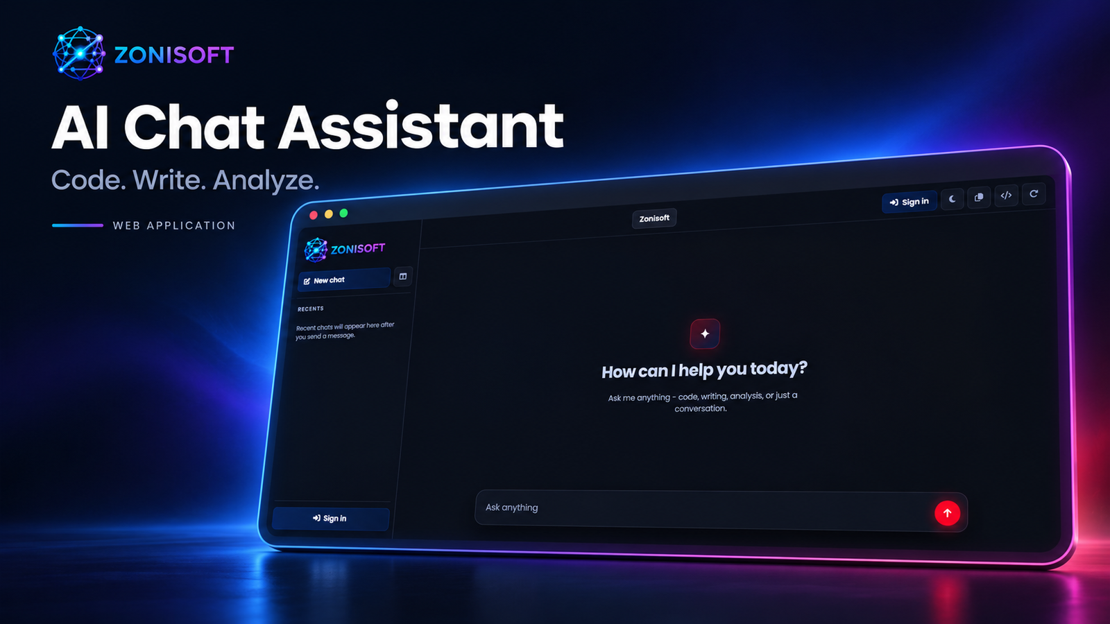 ZoniSoft — Multi-Provider AI Platform case study
